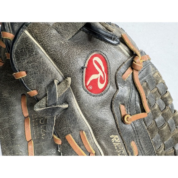 Rawlings‎ RS125 Renegade Black Brown Baseball Glove Left Hand RHT 12.5" - Picture 3 of 10